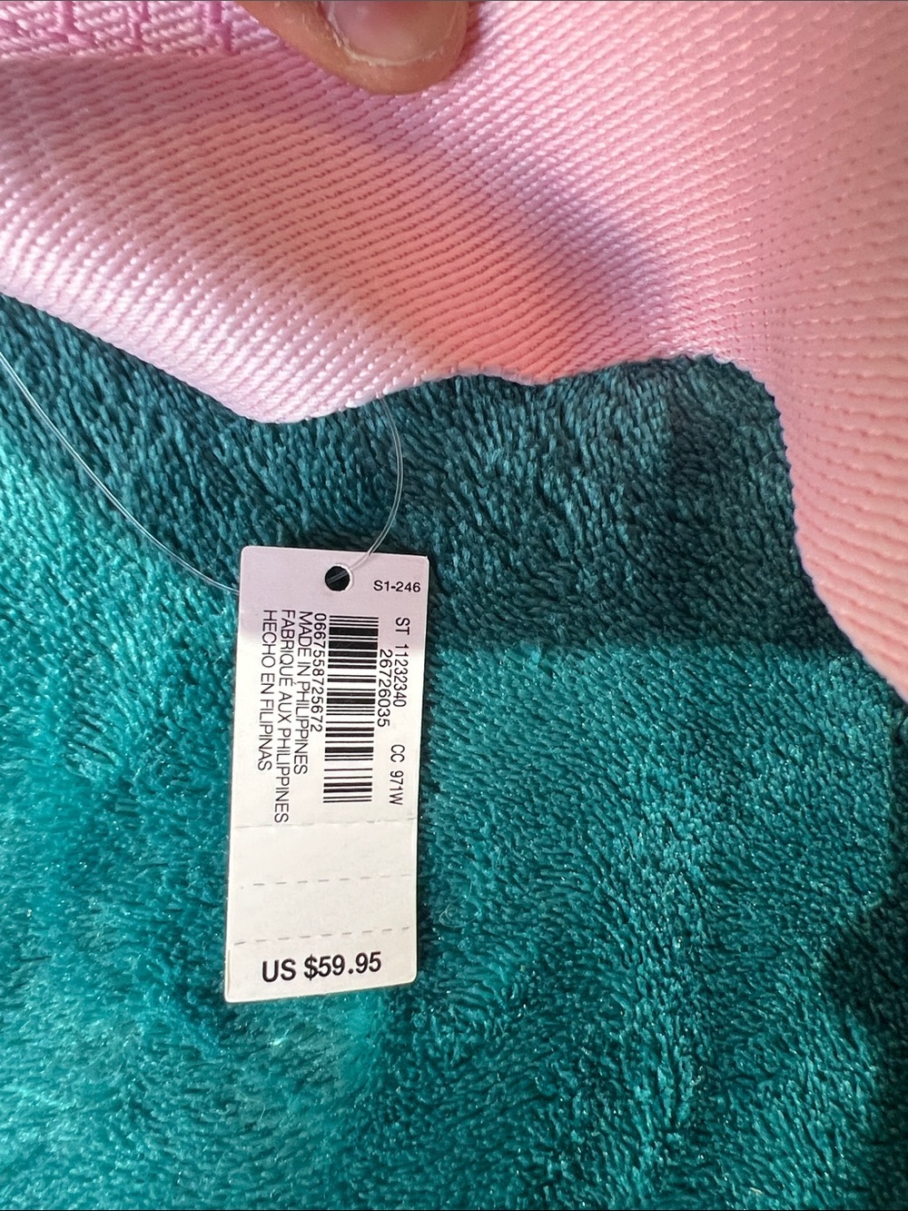 Victoria's Secret Pink and White Striped Tote with Bottom Zip Compartment - Picture 13 of 13